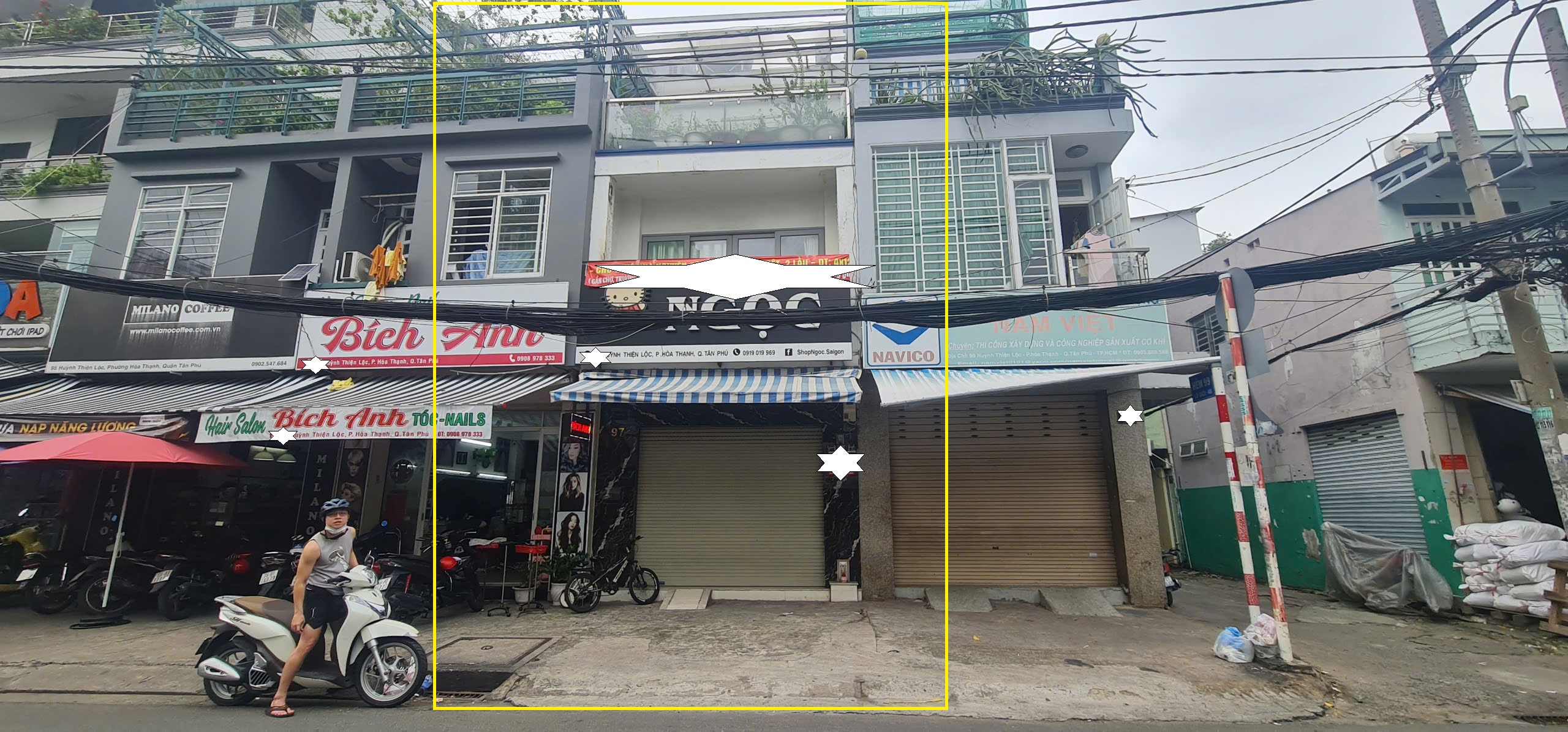 Cho thuê nhà Mặt Tiền Huỳnh Thiện Lộc 48m², 2Lầu - CẠNH TRƯỜNG HỌC - Ảnh chính